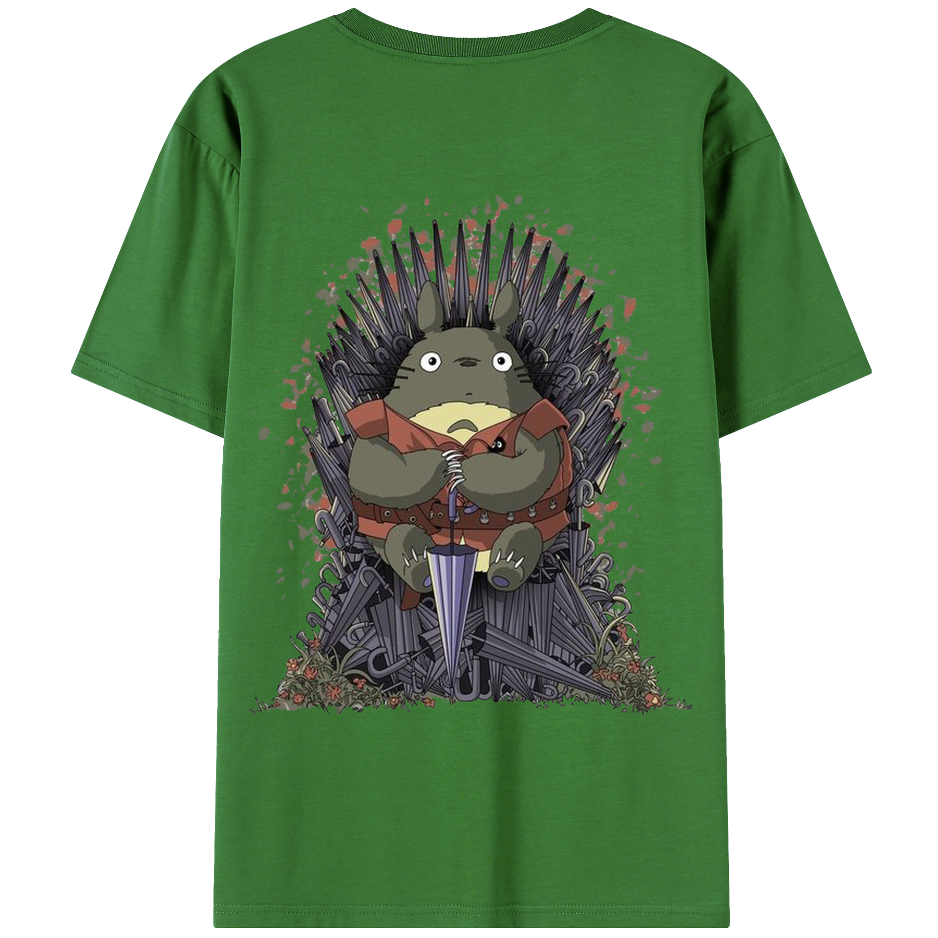 （画像用） となりのトトロ 草壁メイ 草壁サツキ My Neighbor Totoro Satsuki Kusakabe Mei Kusakabe レディース半袖Tシャツ(バックプリント)